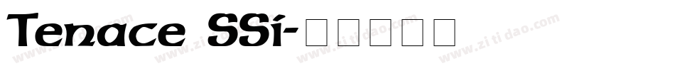 Tenace SSi字体转换